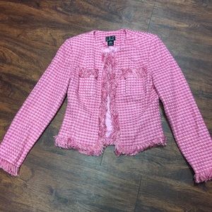 Pink Tweed Blazer Inc